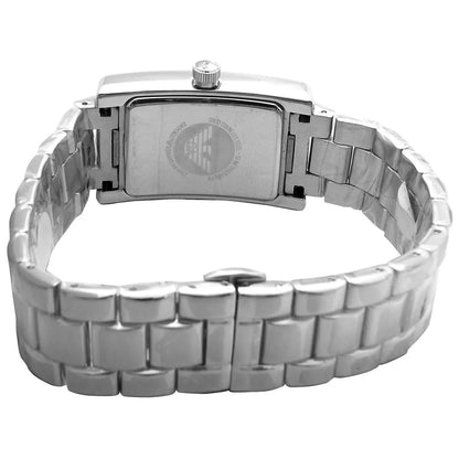 Emporio Armani AR0157 Classic Women's Rectangular Silver Watch – product image 5 of 7