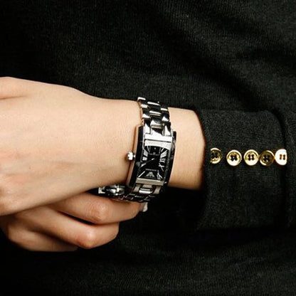 Emporio Armani AR0157 Classic Women's Rectangular Silver Watch – product image 6 of 7