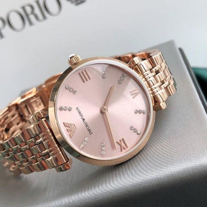 Emporio Armani AR11059 Gianni T-Bar Rose Gold Watch – product image 5 of 7