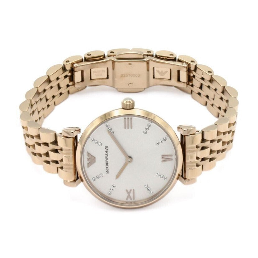 Emporio Armani AR11059 Gianni T-Bar Rose Gold Watch – product image 2 of 7