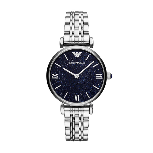 Emporio Armani AR11091 Gianni T-Bar Silver Watch – product image 1 of 9