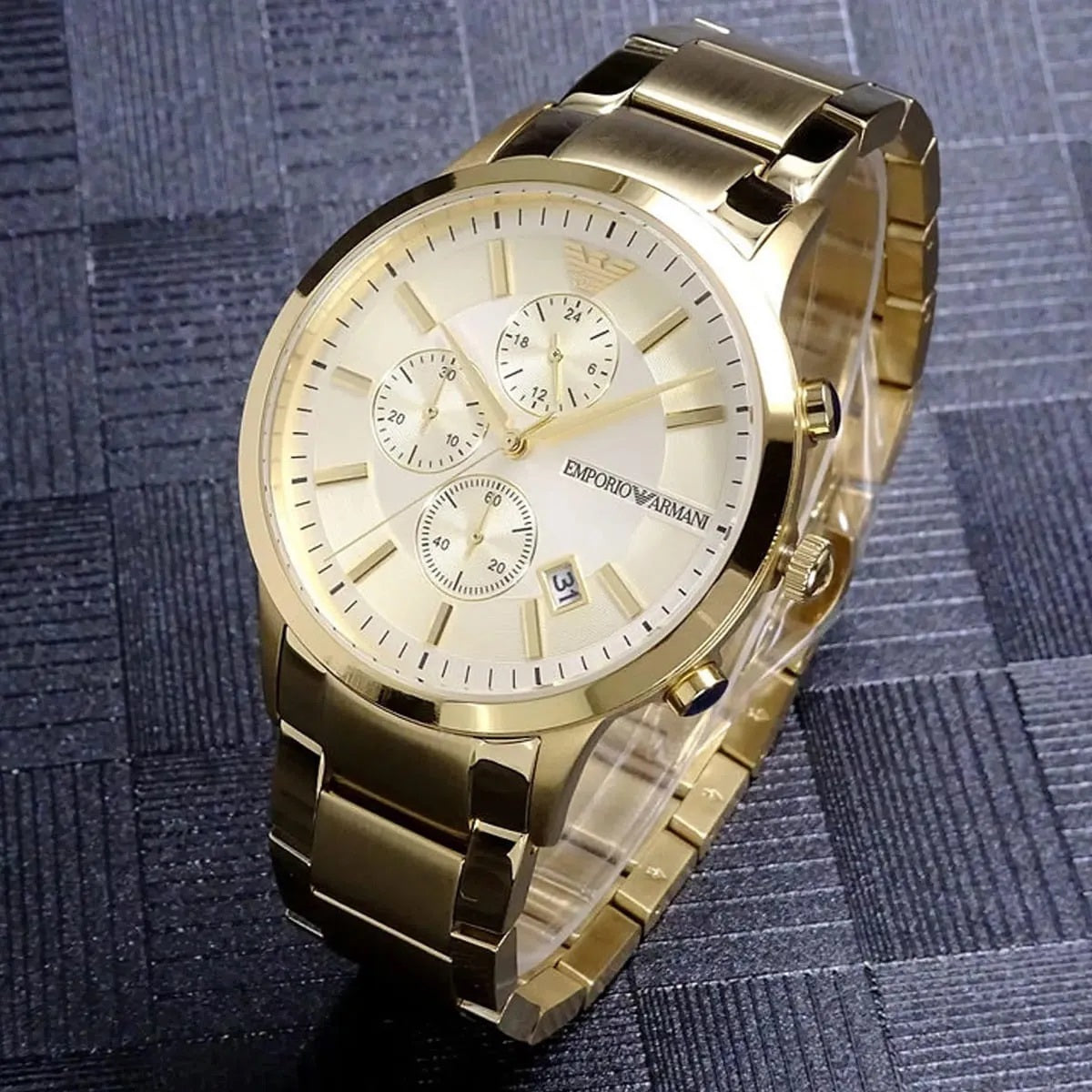Emporio Armani AR11332 Renato Men's Gold Watch – product image 7 of 9