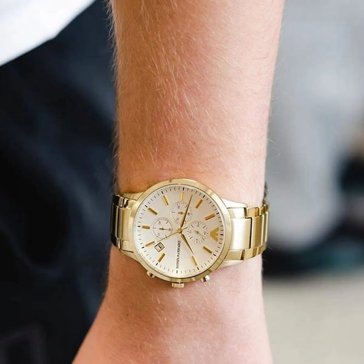 Emporio Armani AR11332 Renato Men's Gold Watch – product image 8 of 9