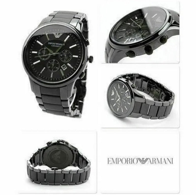 Emporio Armani AR1451 Ceramica Men's Black Ceramic Watch - product image 4 of 7