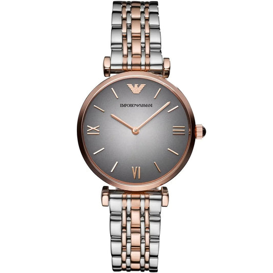 Emporio Armani AR1725 Gianni T-Bar Women's Two-Tone Watch – product image 1 of 7