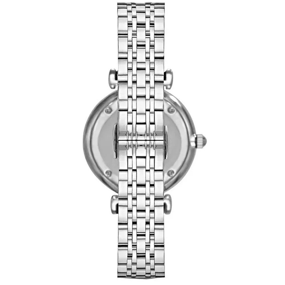 Emporio Armani AR1779 Gianni T-Bar Women's Silver & Pink Watch – product image 4 of 8