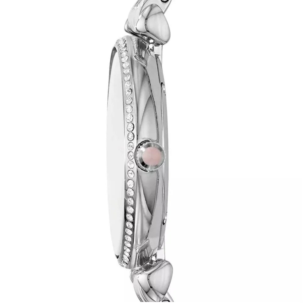 Emporio Armani AR1779 Gianni T-Bar Women's Silver & Pink Watch – product image 3 of 8