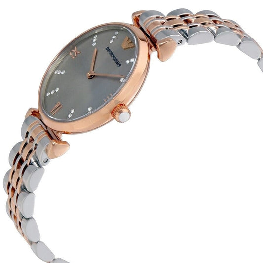 Emporio Armani AR1840 Gianni T-Bar Women's Two-Tone Watch – product image 2 of 7