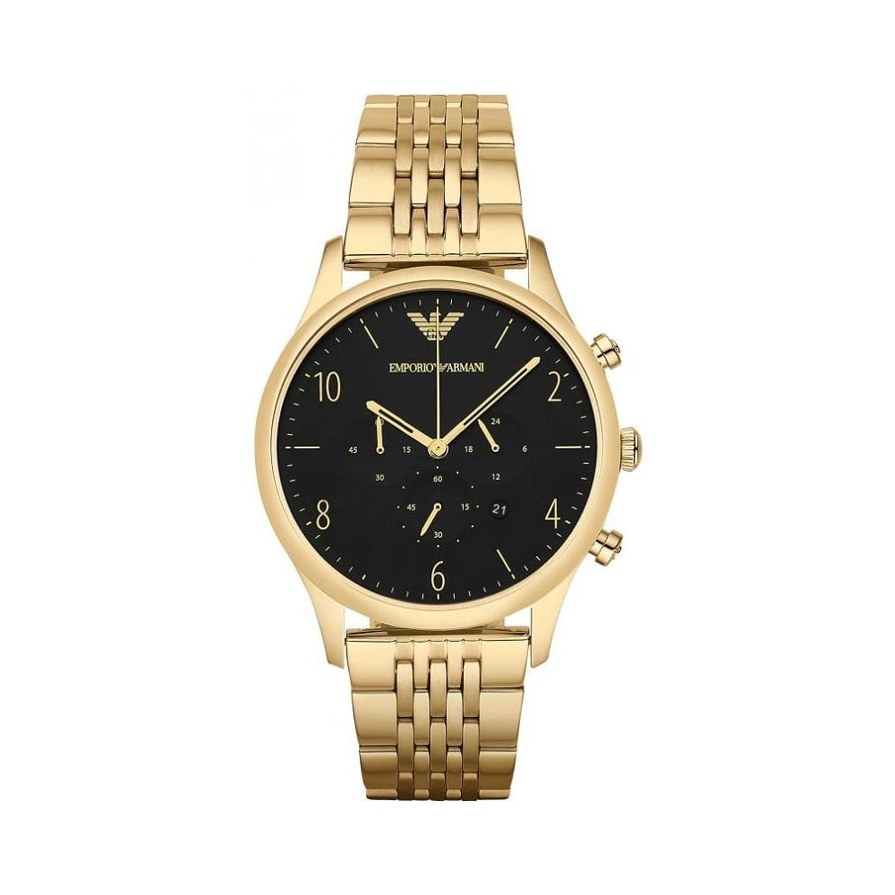 Emporio Armani AR1893 Beta Men's Gold & Black Watch – product image 1 of 7