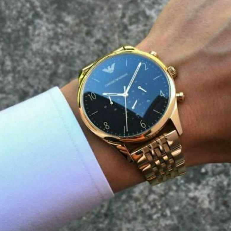 Emporio Armani AR1893 Beta Men's Gold & Black Watch – product image 5 of 7