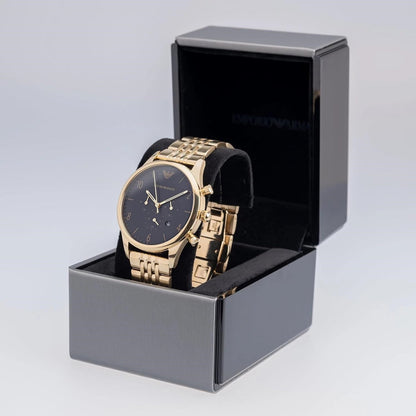 Emporio Armani AR1893 Beta Men's Gold & Black Watch – product image 6 of 7