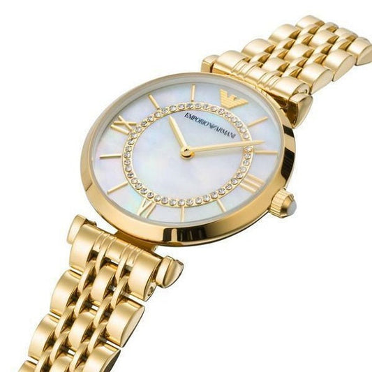 Emporio Armani AR1907 Gianni T-Bar Women's Gold Watch – product image 2 of 7