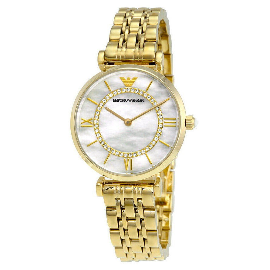 Emporio Armani AR1907 Gianni T-Bar Women's Gold Watch – product image 1 of 7
