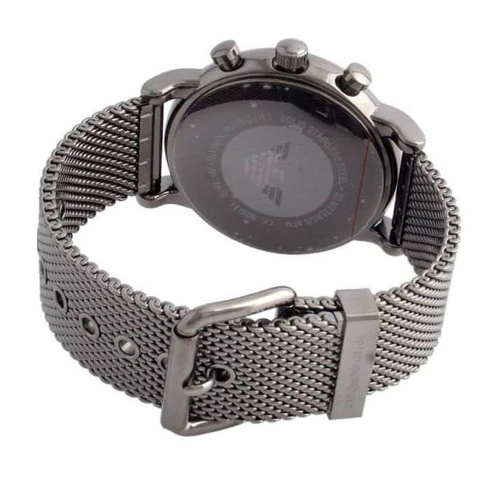 Emporio Armani AR1979 Luigi Men's Grey Mesh Watch – product image 5 of 7
