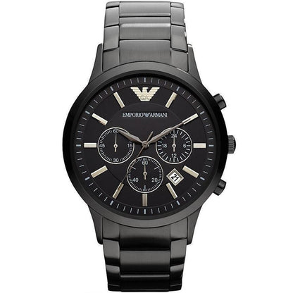 Emporio Armani AR2453 Renato Men's Blackout Watch – product image 1 of 6