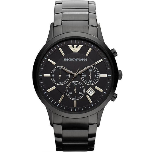Emporio Armani AR2453 Renato Men's Blackout Watch – product image 1 of 6