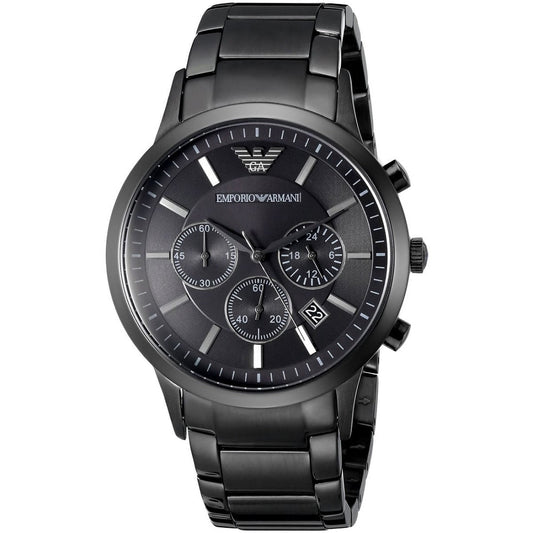 Emporio Armani AR2453 Renato Men's Blackout Watch – product image 2 of 6