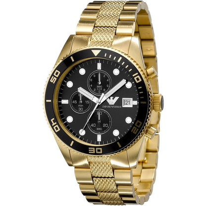 Emporio Armani AR5857 Chronograph Men's Gold Watch – product image 1 of 7