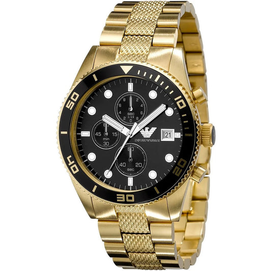 Emporio Armani AR5857 Chronograph Men's Gold Watch – product image 1 of 7