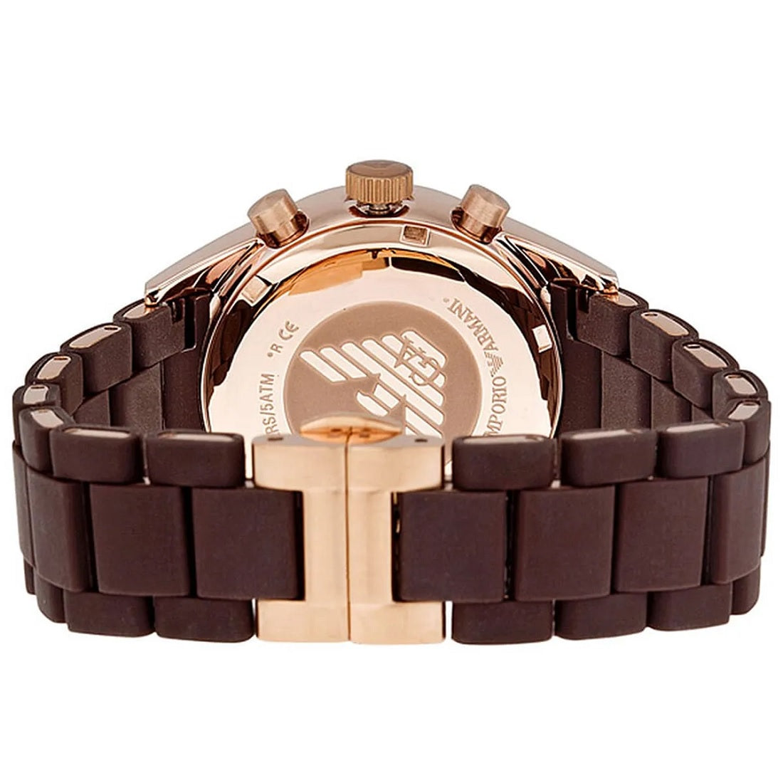 Emporio Armani AR5890 Sportivo Men's Brown & Rose Gold Watch – product image 4 of 8
