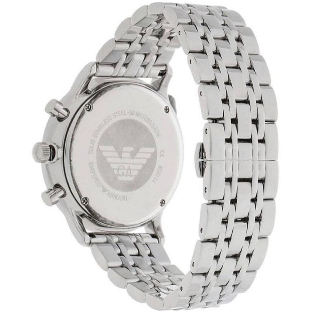 Emporio Armani AR5988 Tazio Men's Silver & Black Chronograph - product image 4 of 7
