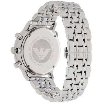 Emporio Armani AR5988 Tazio Men's Silver & Black Chronograph - product image 4 of 7
