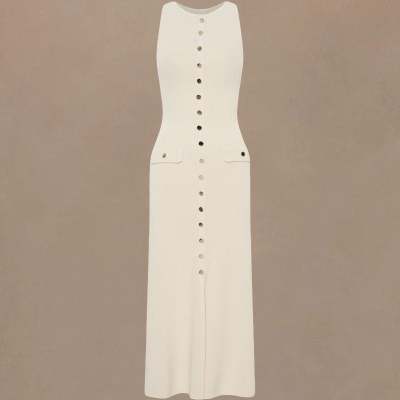 Knitted Elegant Sleeveless Dress For Women - product image 6 of 9