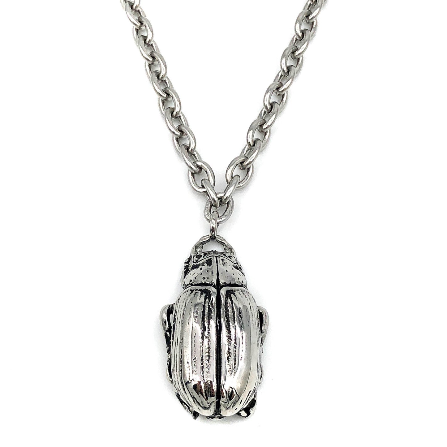 Beetle Botanical Pendant Necklace – product image 1