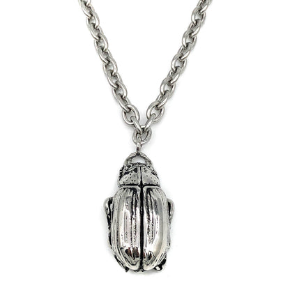 Beetle Botanical Pendant Necklace – product image 1