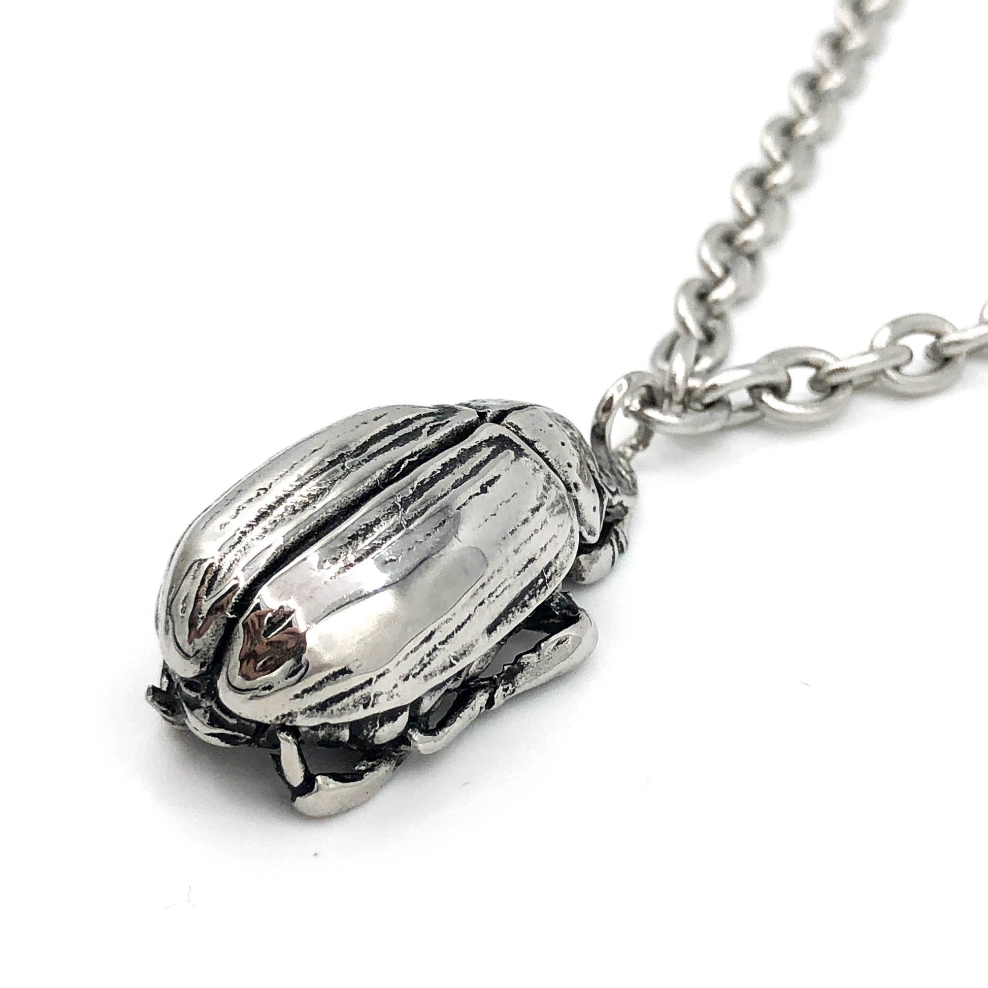 Beetle Botanical Pendant Necklace – product image 3