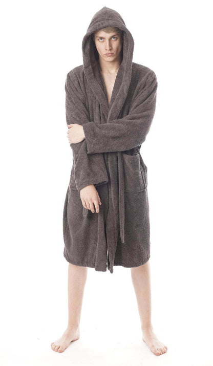Toro Rocco Men's Hooded Bathrobe Super Soft Terry Towelling Ultra Absorbing Long Pile – product image 6 of 9