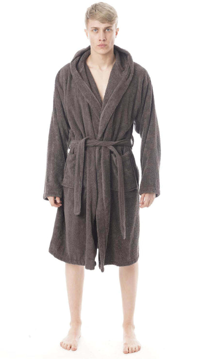Toro Rocco Men's Hooded Bathrobe Super Soft Terry Towelling Ultra Absorbing Long Pile – product image 4 of 9