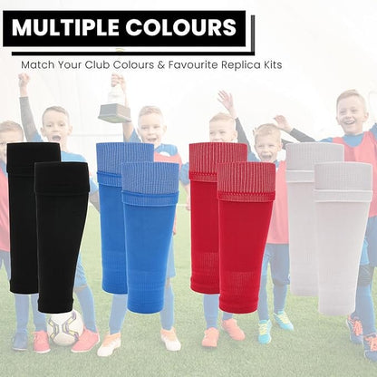 Sock Stack Kids Leg Sleeve Compression Socks White Fits Over Calf Shin Pads Breathable Durable – product image 3 of 4