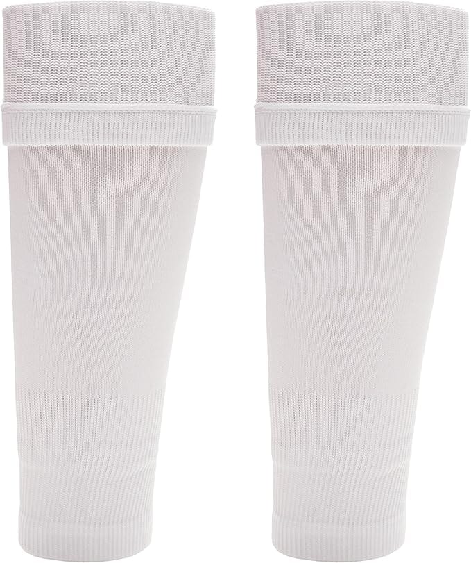 Sock Stack Kids Leg Sleeve Compression Socks White Fits Over Calf Shin Pads Breathable Durable – product image 1 of 4