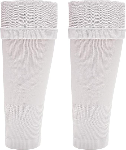 Sock Stack Kids Leg Sleeve Compression Socks White Fits Over Calf Shin Pads Breathable Durable – product image 1 of 4