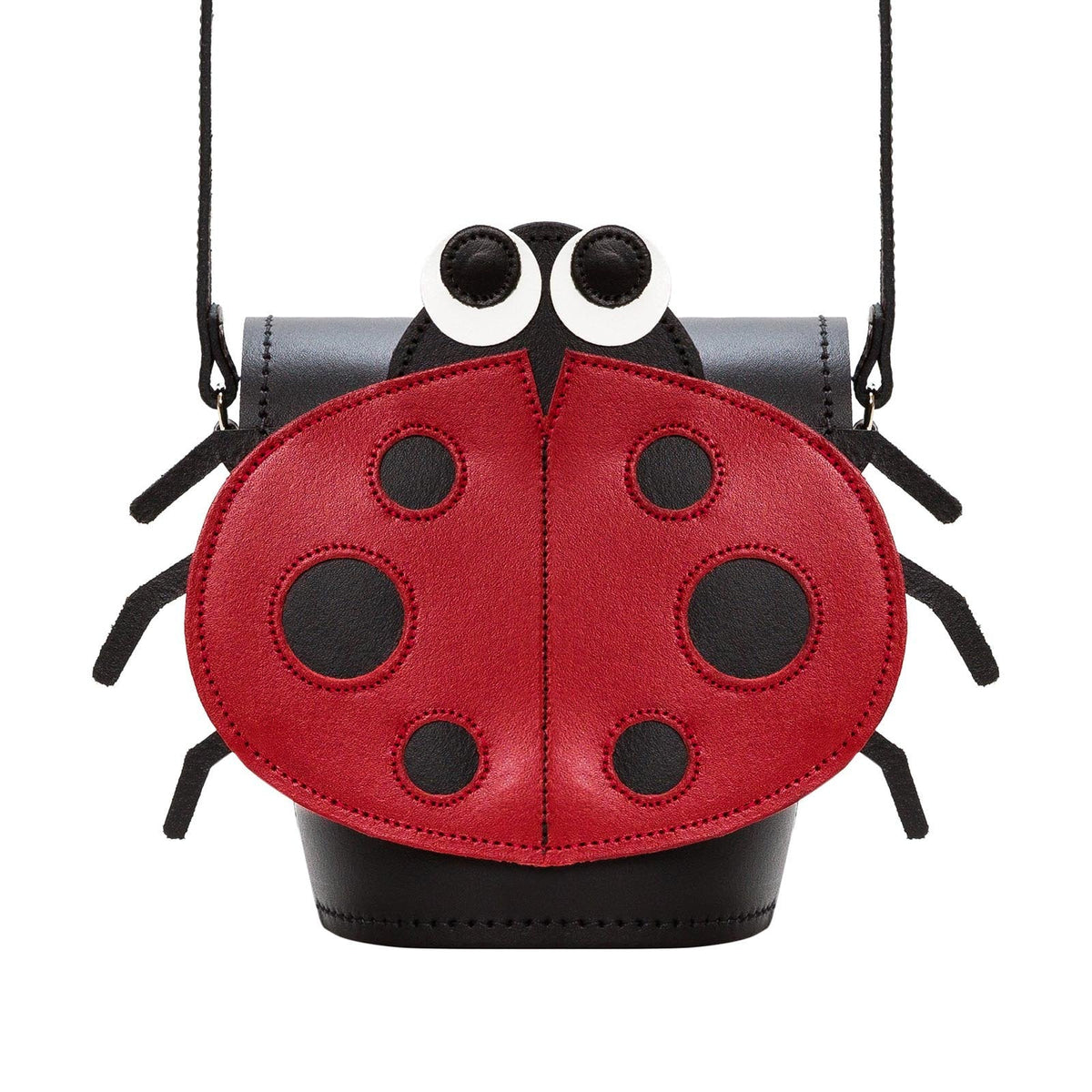 Luna Ladybird Handmade Leather Bag – product image 1 of 3