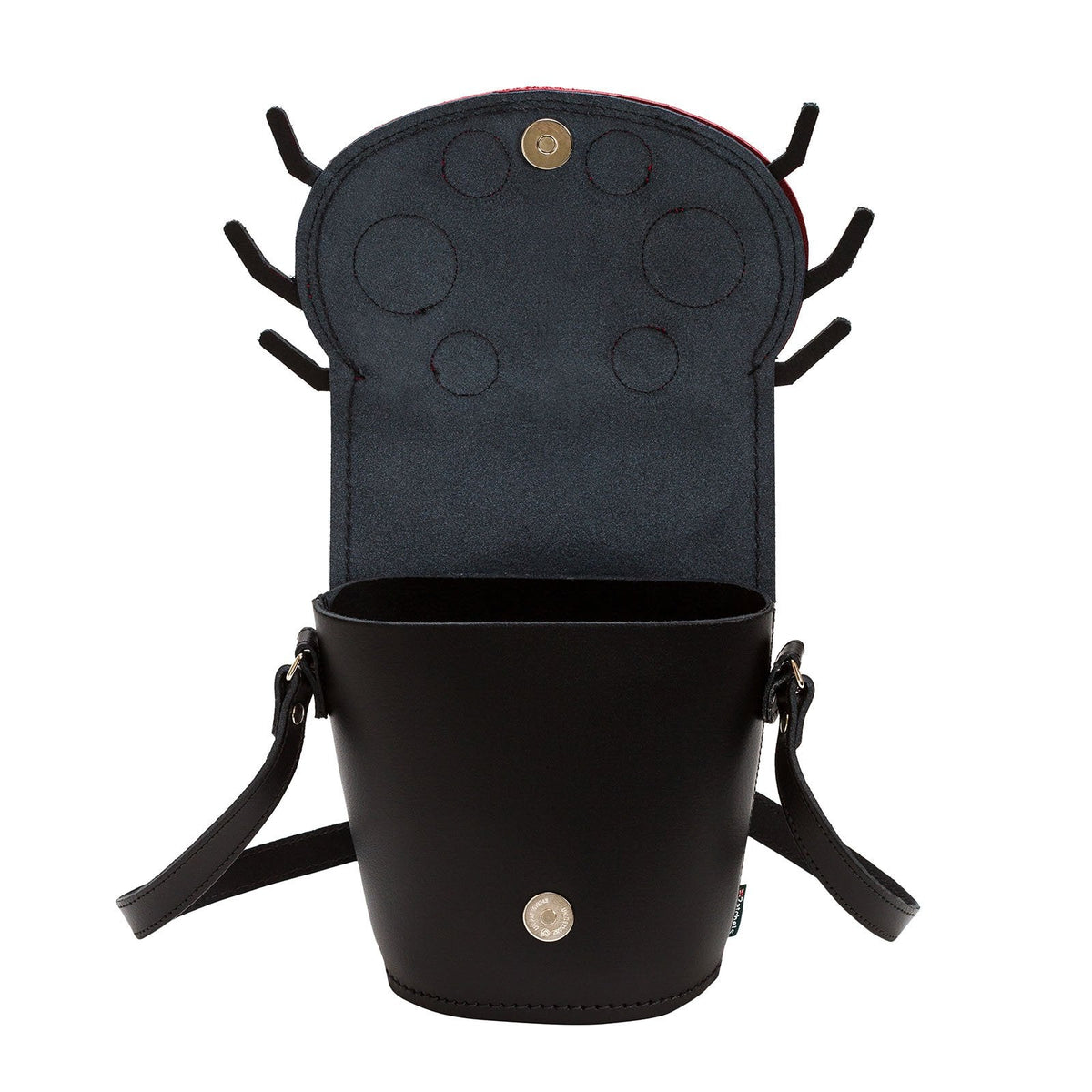 Luna Ladybird Handmade Leather Bag – product image 3 of 3