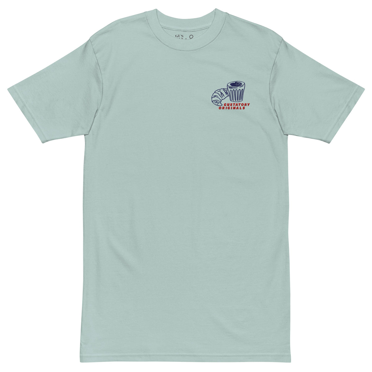 GUSTATORY Originals Postcards From Sunday Heavy Cotton Embroidered T-Shirt – product image 6 of 10