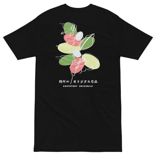 GUSTATORY Originals Coffee Blossom Heavy Cotton Embroidered T-Shirt – product image 1 of 10
