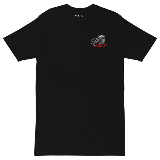 GUSTATORY Originals Postcards From Sunday Heavy Cotton Embroidered T-Shirt – product image 2 of 10