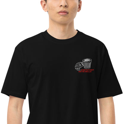 GUSTATORY Originals Postcards From Sunday Heavy Cotton Embroidered T-Shirt – product image 4 of 10