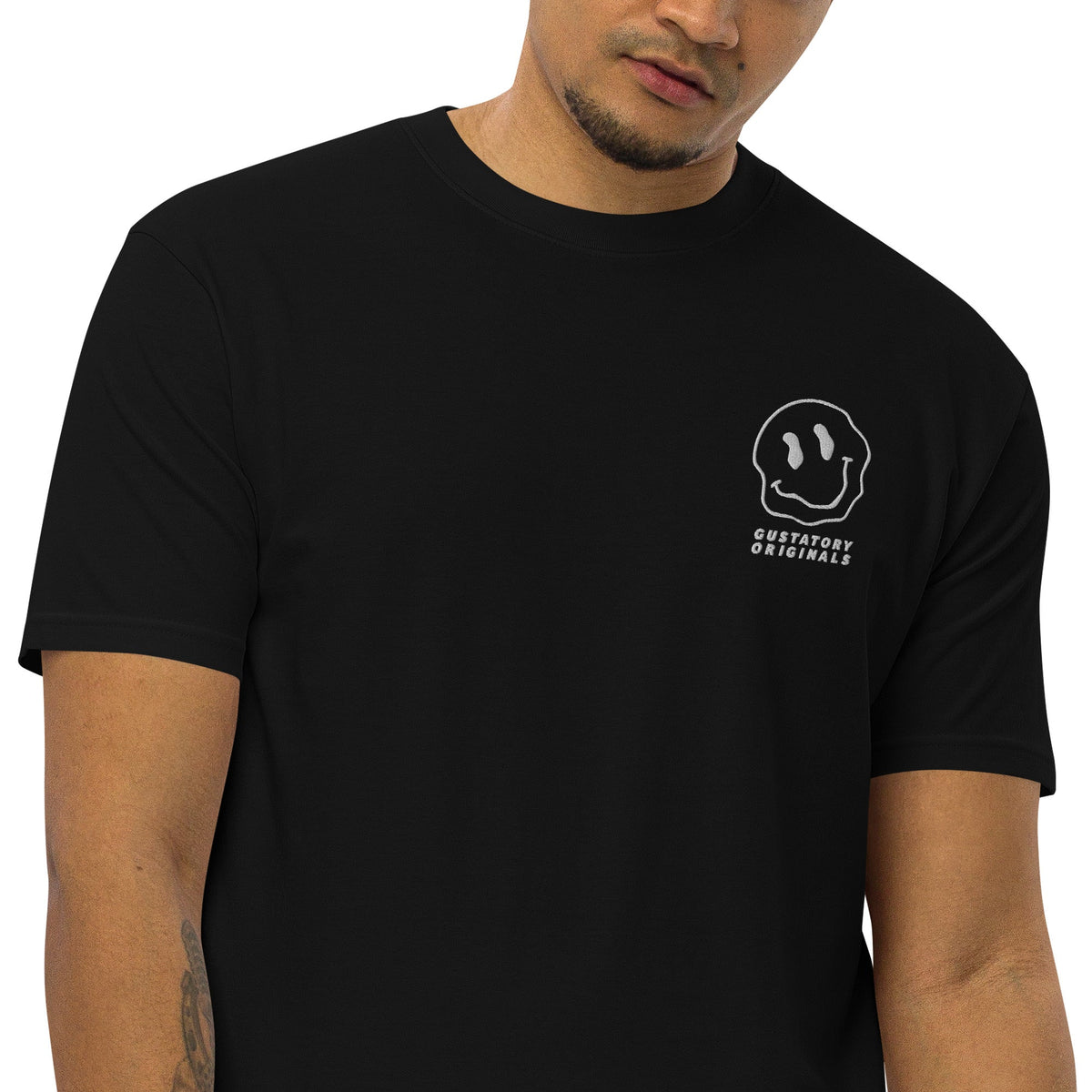 GUSTATORY Originals Have A Nice Day Heavy Cotton Embroidered T-Shirt - product image 4 of 17