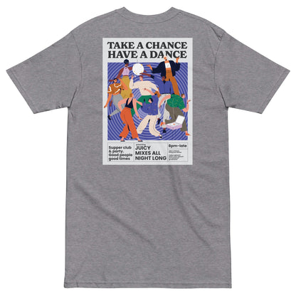 Take A Chance Have A Dance DISCO! Oversized Cotton Embroidered T-Shirt – product image 10 of 10