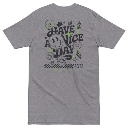 GUSTATORY Originals Have A Nice Day Heavy Cotton Embroidered T-Shirt - product image 7 of 17