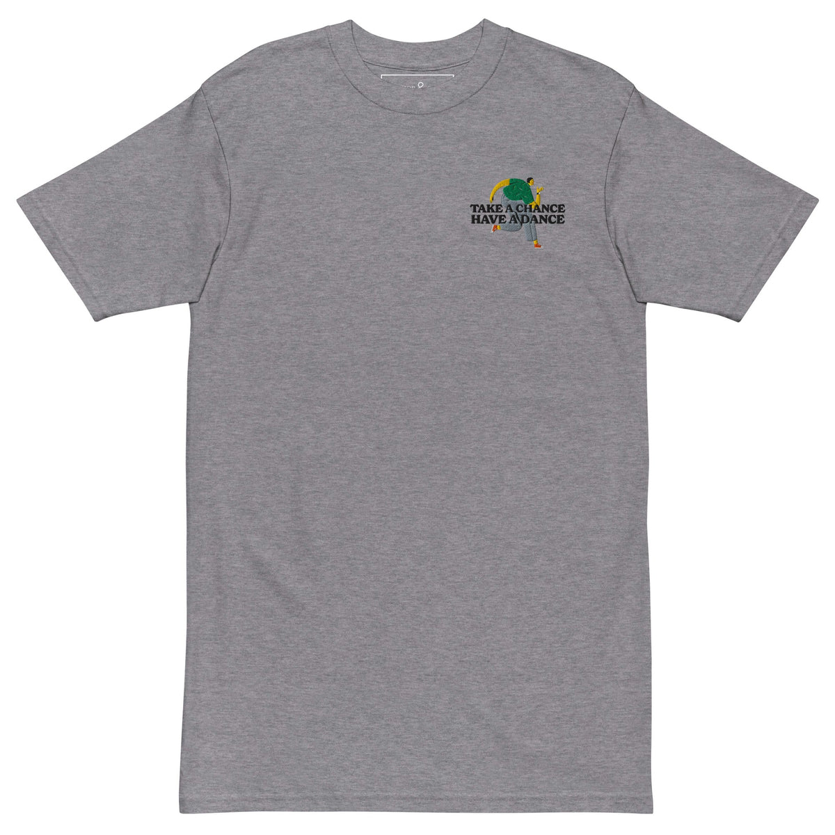Take A Chance Have A Dance DISCO! Oversized Cotton Embroidered T-Shirt – product image 1 of 10