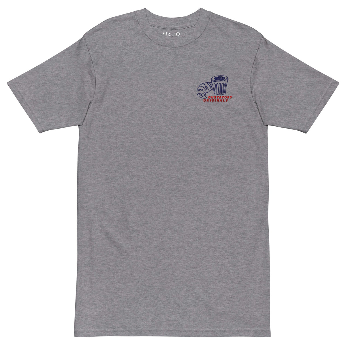 GUSTATORY Originals Postcards From Sunday Heavy Cotton Embroidered T-Shirt – product image 10 of 10