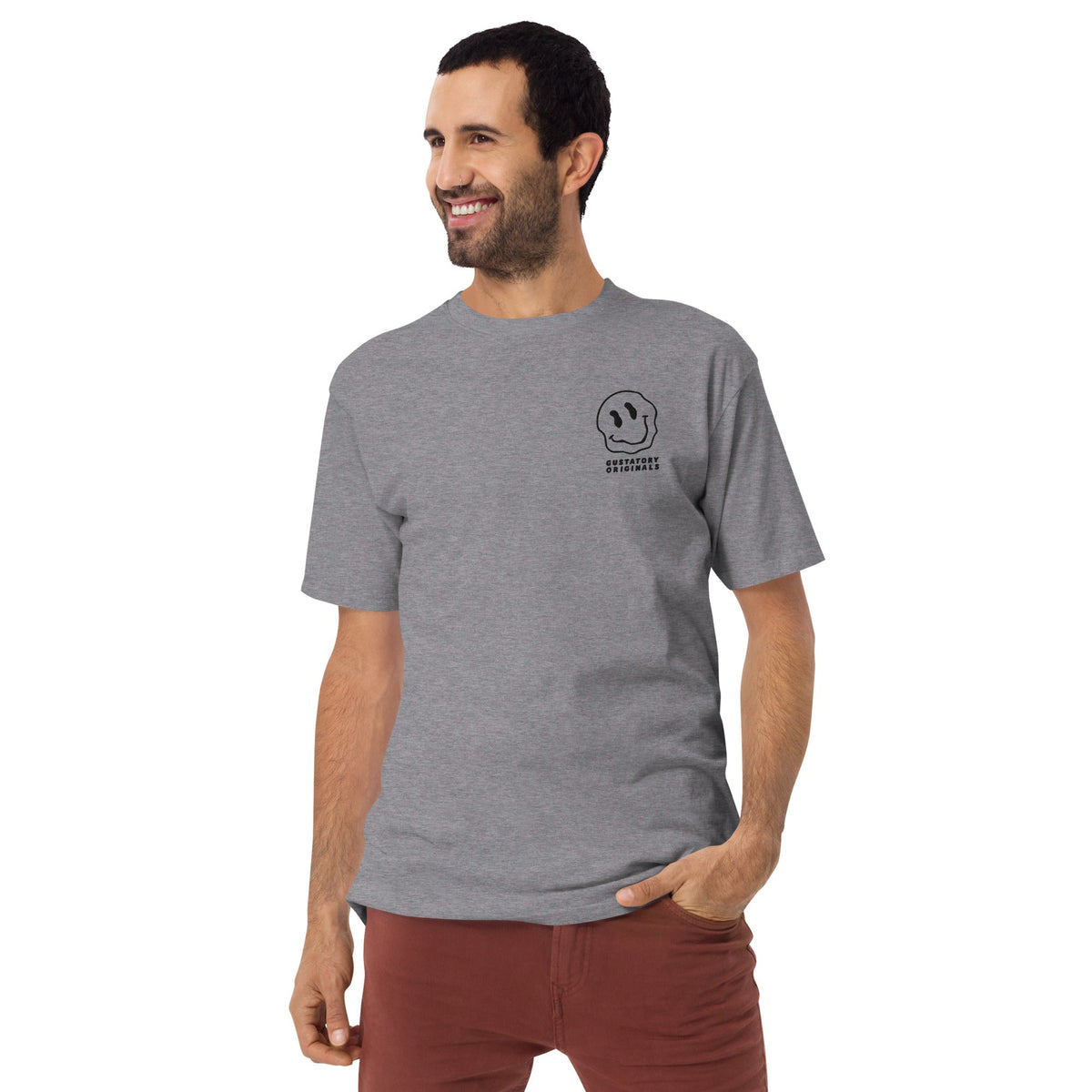 GUSTATORY Originals Have A Nice Day Heavy Cotton Embroidered T-Shirt - product image 8 of 17