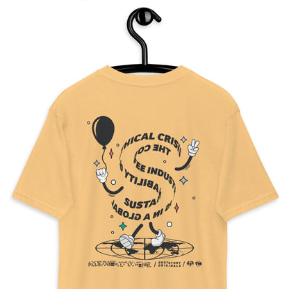 GUSTATORY Originals Sustainability Crisis Heavy Cotton Embroidered T-Shirt - product image 1 of 17