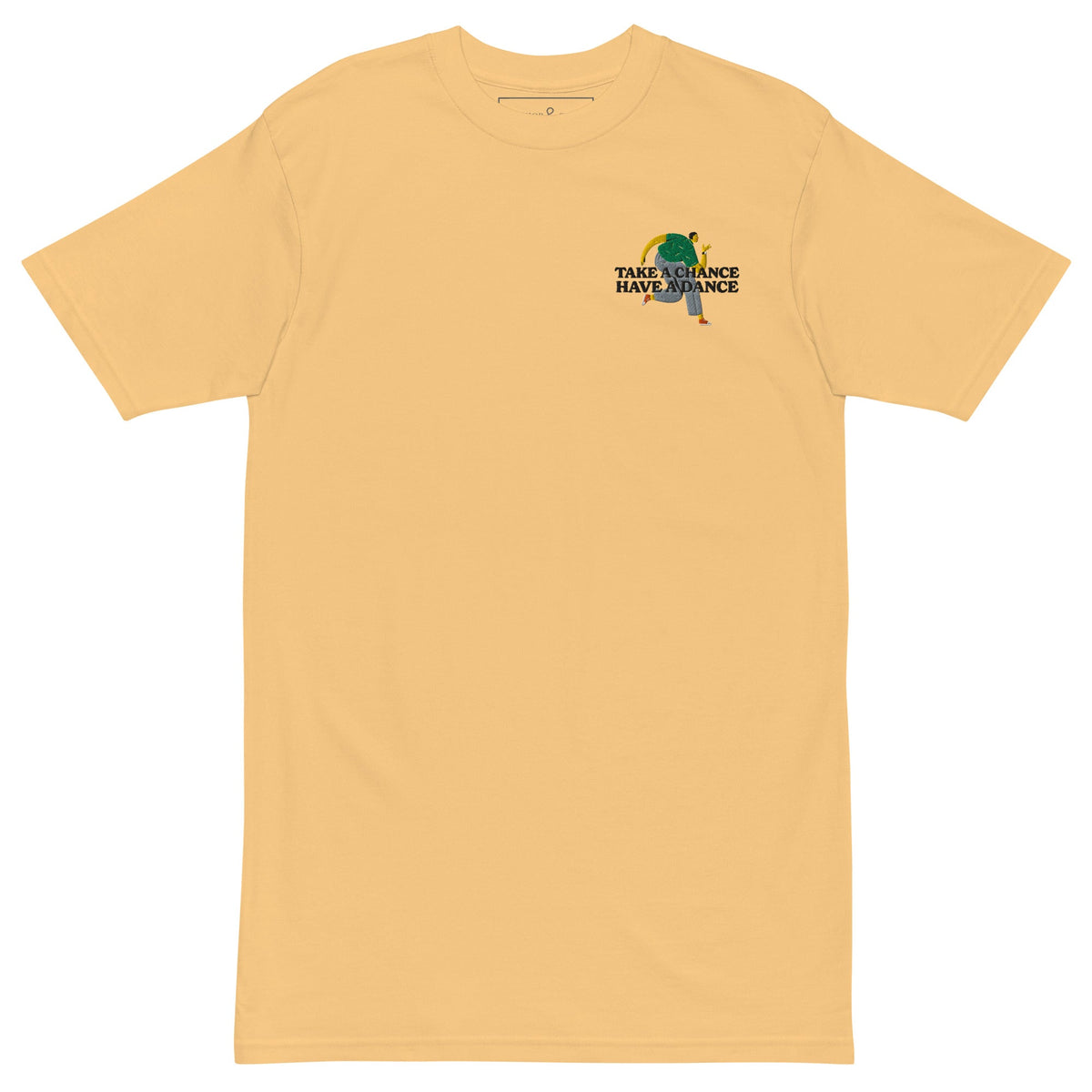 Take A Chance Have A Dance DISCO! Oversized Cotton Embroidered T-Shirt – product image 6 of 10