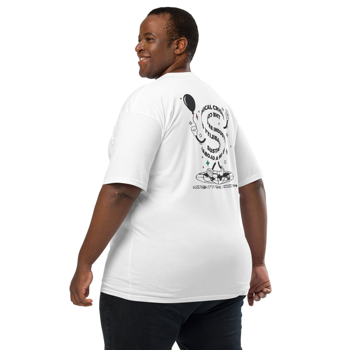 GUSTATORY Originals Sustainability Crisis Heavy Cotton Embroidered T-Shirt - product image 14 of 17